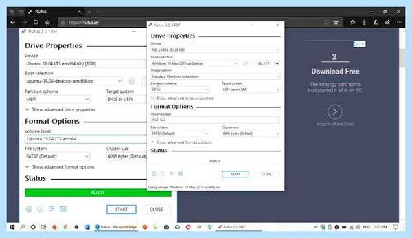 Rufus инструкция windows 10