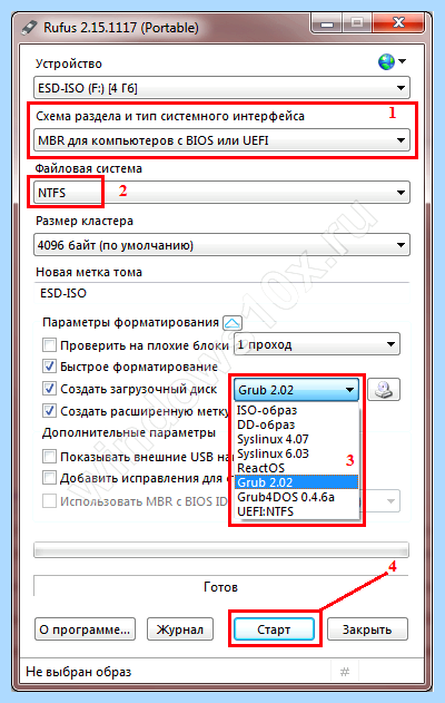Rufus инструкция windows 10