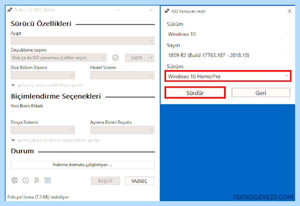 Rufus запись windows 10