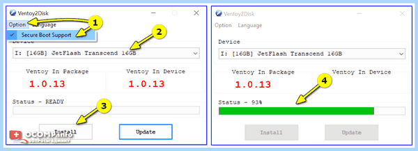 Rufus записать windows 10