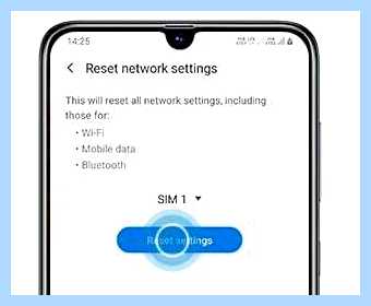 Samsung нет сети