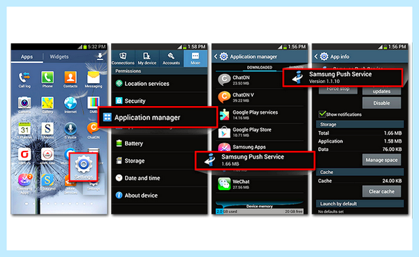 Samsung push service что такое