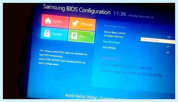 Samsung загрузка с флешки