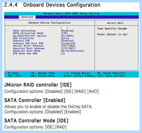 Sata controller mode что это