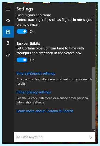 Search and cortana application как отключить (search, cortana, application, отключить, сенсорной панели) Search and cortana application как отключить