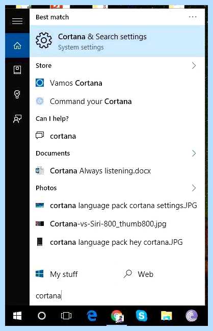 Search and cortana application как отключить (search, cortana, application, отключить, сенсорной панели) Search and cortana application как отключить