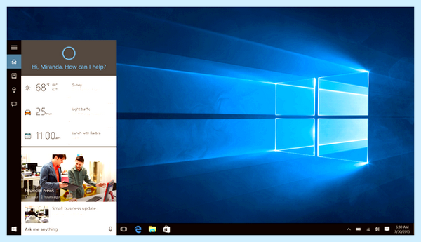 Search and cortana application