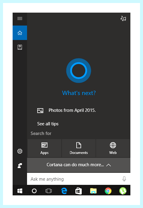 Search and cortana