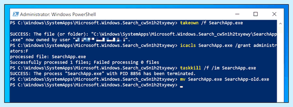 Search ui windows 10 что это