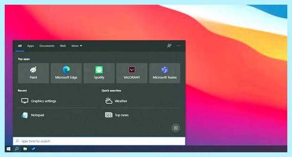 Search ui windows 10 что это