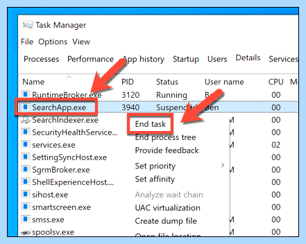 Search ui windows 10 что это