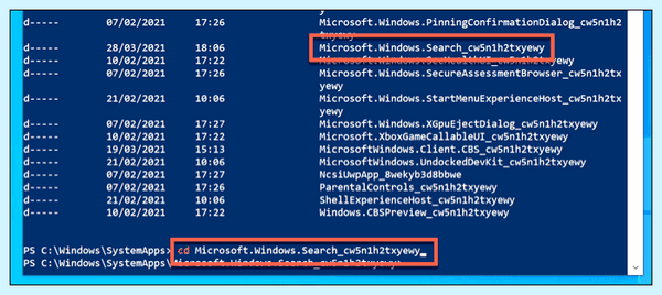 Search ui windows 10 что это