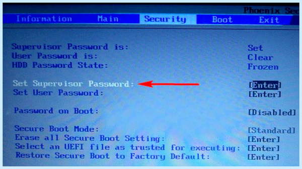 Secure boot disabled что это