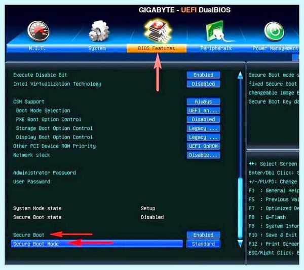 Secure boot fail