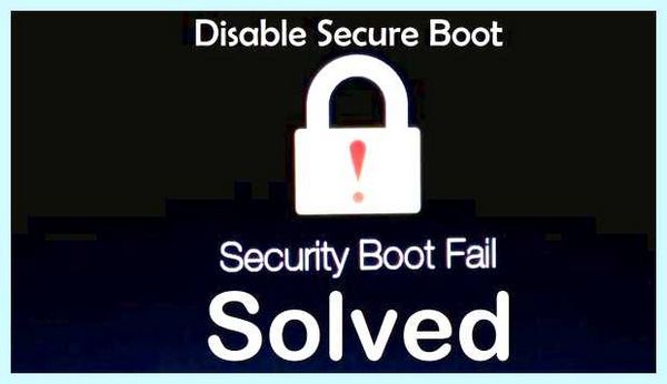 Secure boot fail