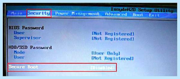 Secure boot fail