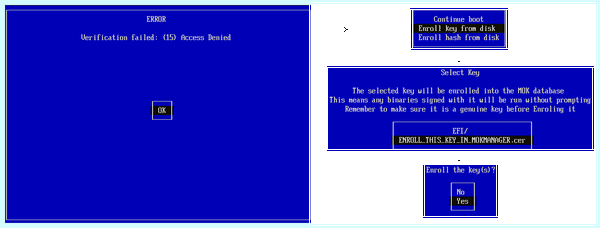 Secure boot отключить