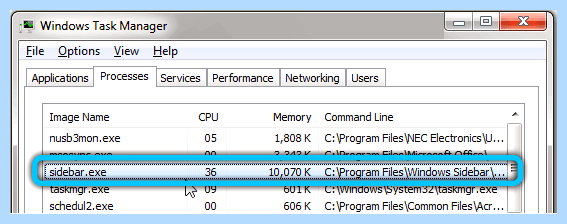 Sidebar что это (sidebar, Windows Sidebar, Internet Explorer, Program Files) Sidebar что это