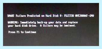 Smart failure predicted on hard disk (smart, failure, predicted, hard, disk) Smart failure predicted on hard disk