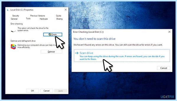Smart hard disk error 301 hp