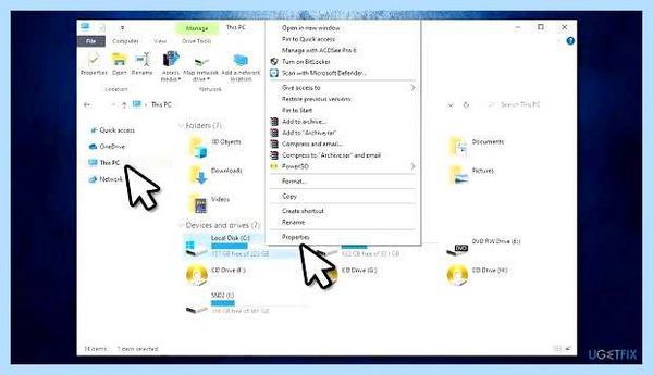 Smart hard disk error 301