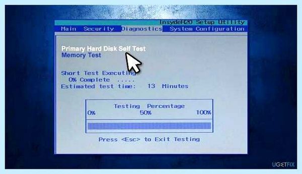 Smart hard disk error 301