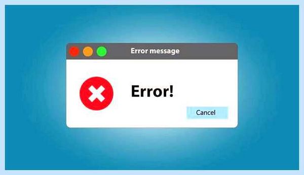 Sorry error occurs перевод