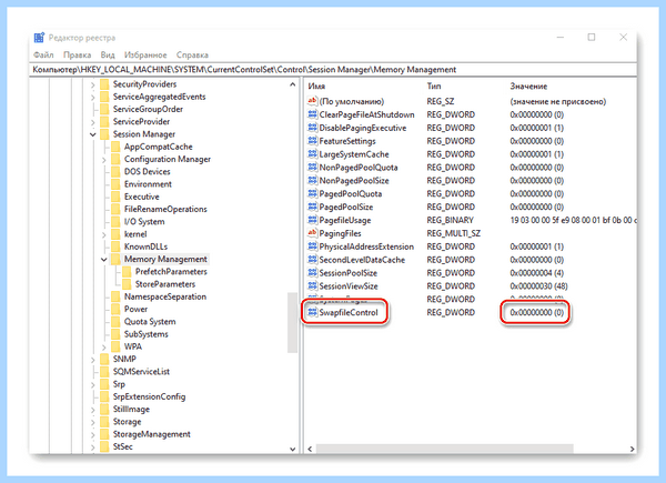 Ssd отключение файла подкачки