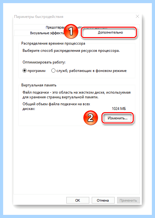 Ssd отключение файла подкачки