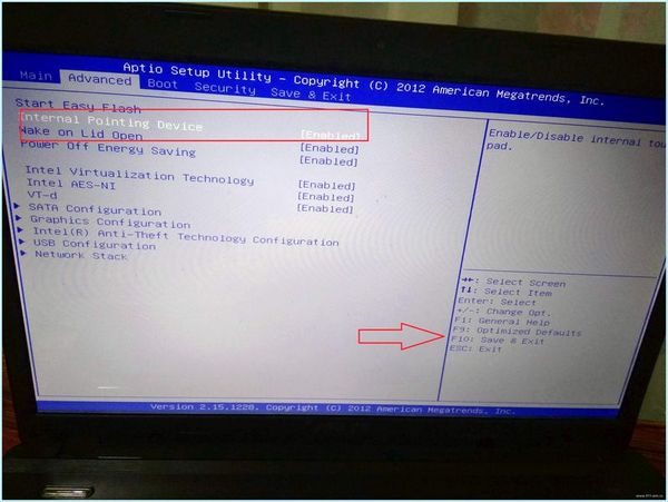Acer aspire не работает тачпад
