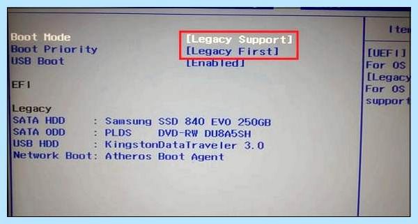 Acer boot failed