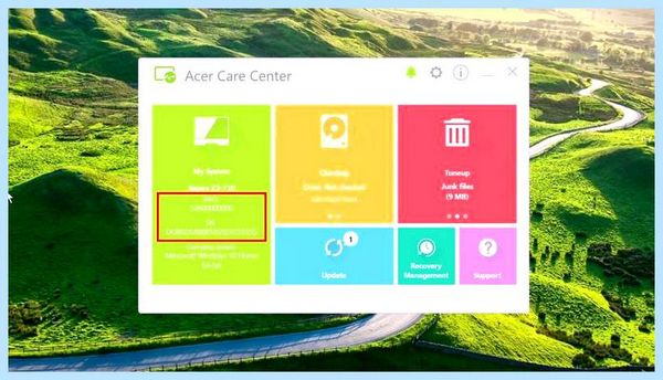 Acer care center что это него не будет нужного оборудования