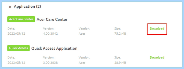 Acer center скачать