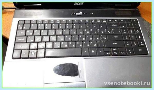 Acer nitro 5 не работает тачпад