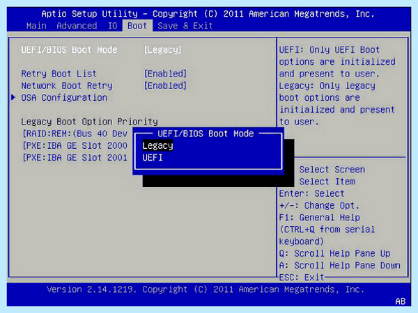 Acer no bootable device что делать