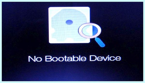 Acer no bootable device BIOS порядок загрузки, режим