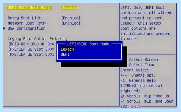 Acer no bootable device