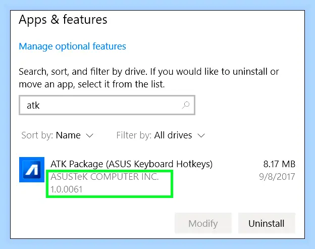 Acpi driver asus