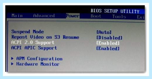 Acpi windows 10