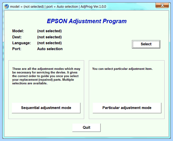 Adjustment program epson l110 скачать бесплатно