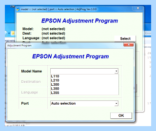 Adjustment program epson l110