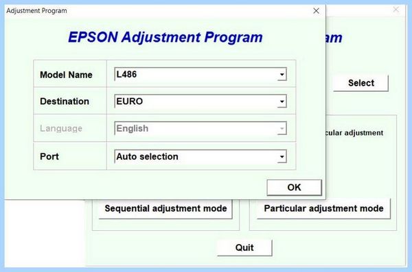 Adjustment program epson l210