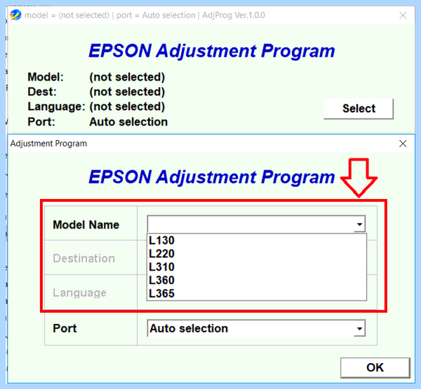 Adjustment program epson l222 (adjustment, program, epson, l222) Adjustment program epson l222