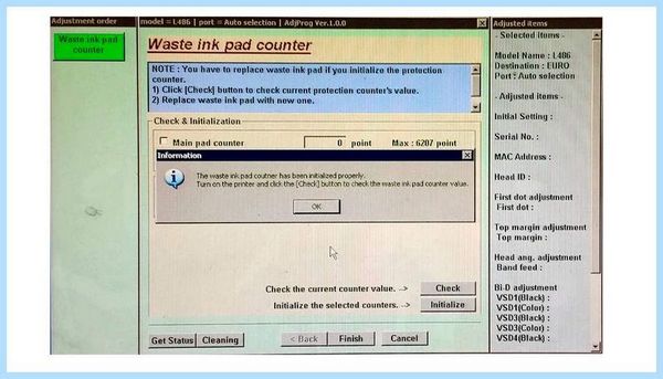 Adjustment program epson l3050 скачать