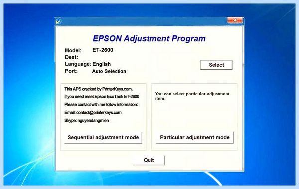 Adjustment program epson l3050 скачать the l3050 printer waste