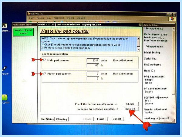 Adjustment program epson l3150 торрент