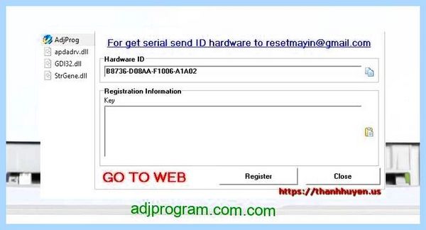 Adjustment program epson l362