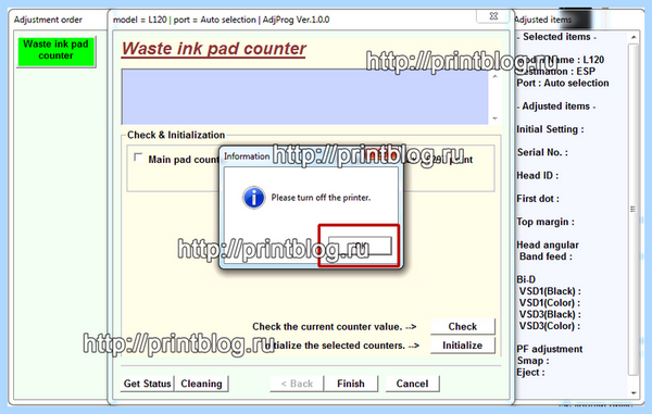 Adjustment program l120 (adjustment, program, l120, Epson L120, Adjustment Program) Adjustment program l120