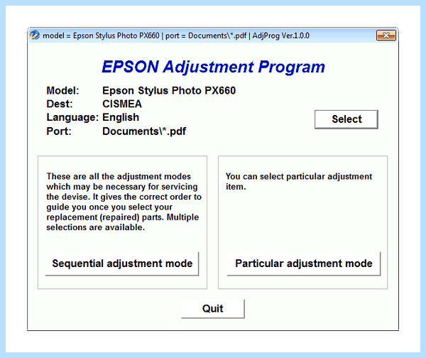 Adjustment program скачать (adjustment, program, скачать, Stylus Photo) Adjustment program скачать