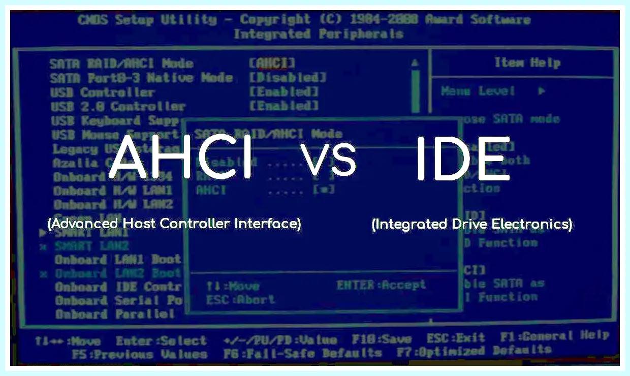 Ahci и ide